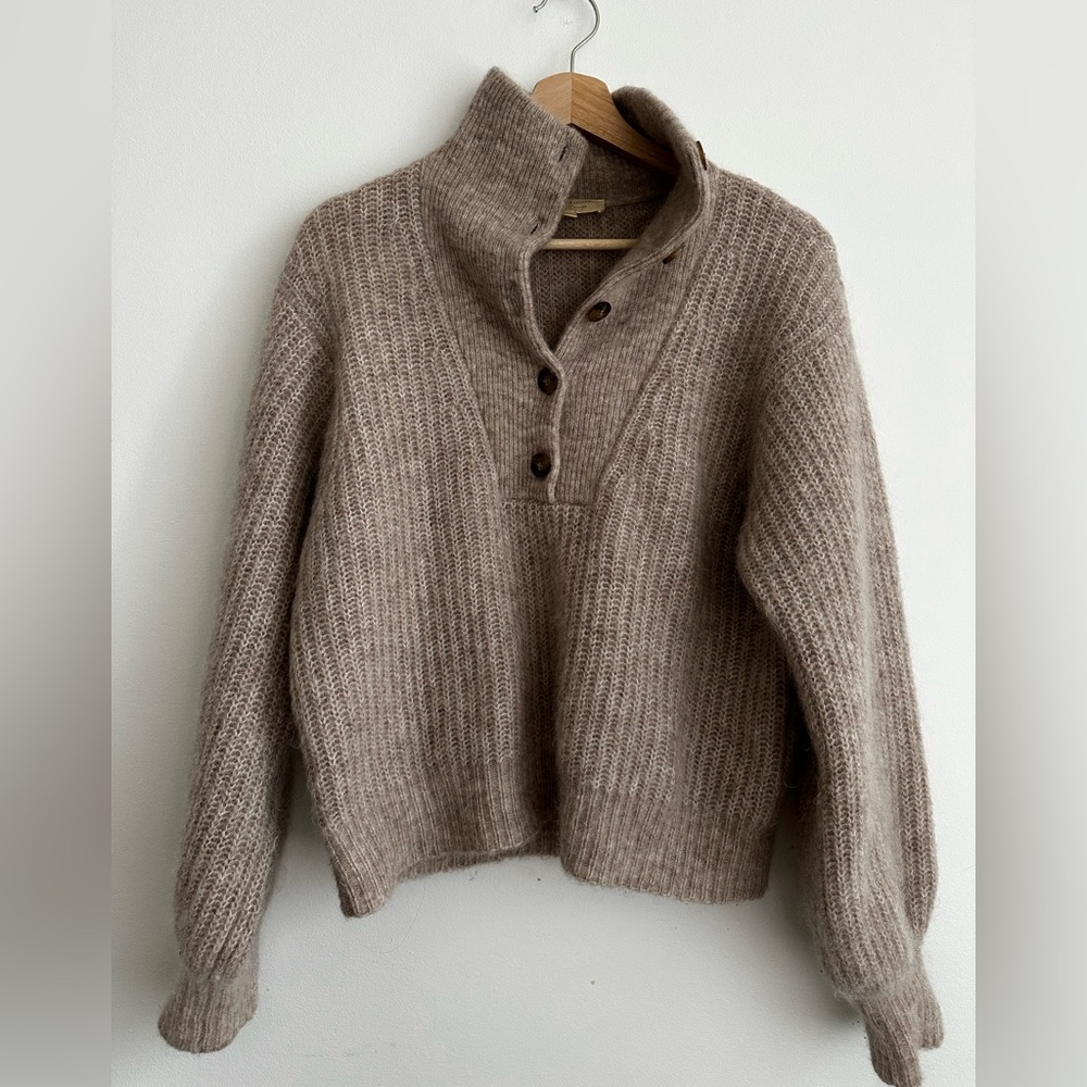 Cozy Brown Knit Sweater